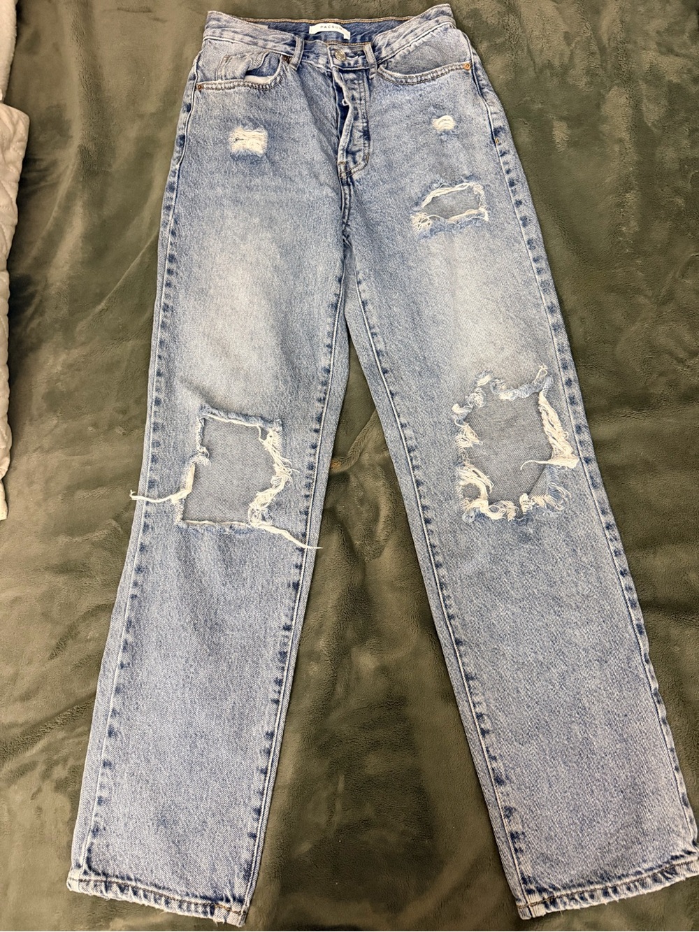 Pacsun Light Blue Distressed Women's Jeans 24